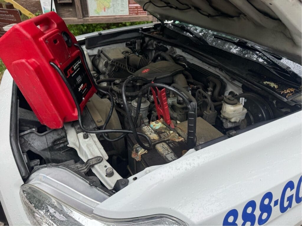 Jump Starts by Soot Happens Towing & Recovery
