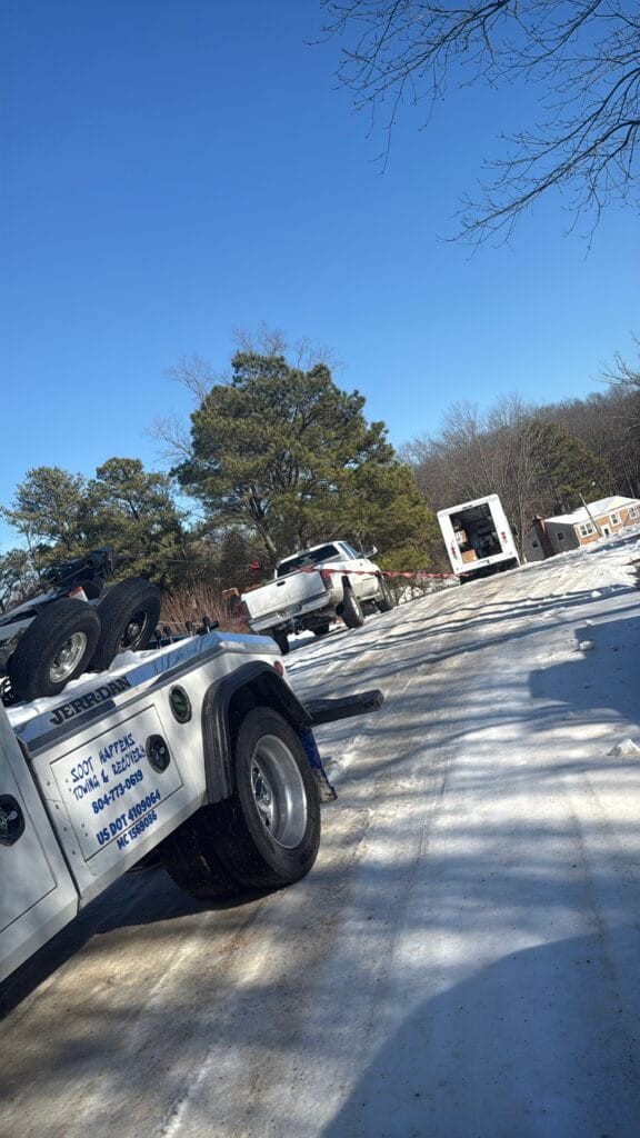 Off-Road Recovery by Soot Happens Towing & Recovery