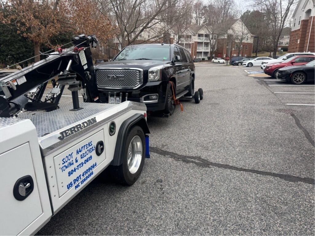Vehicle Recovery by Soot Happens Towing & Recovery